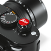 Leica Soft Release Button "LEICA", 12 mm, röd