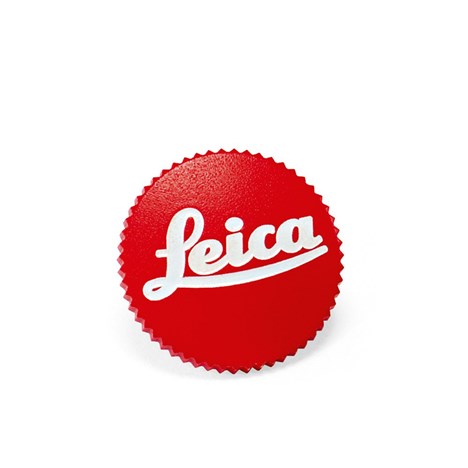 Leica mjukavtryck "LEICA",  8 mm, röd