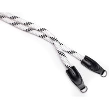 Leica Rope Strap by COOPH, white and black, 126 cm