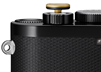 Leica mjukavtryck för Q3, mässingsblästrad