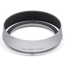 Leica Hood Q3, round, aluminium, silver anodized finish Q3, Q2 & Q (116)
