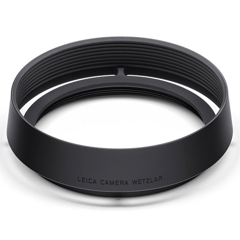 Leica Hood Q3, round, aluminium, black anodized finish Q3, Q2 & Q (116)
